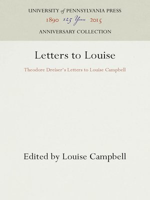 cover image of Letters to Louise